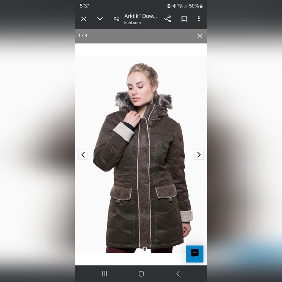 NEW Womens Kuhl Arktik down parka - Picture 8 of 9